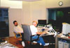 Brett and Preston "tweaking" the music.